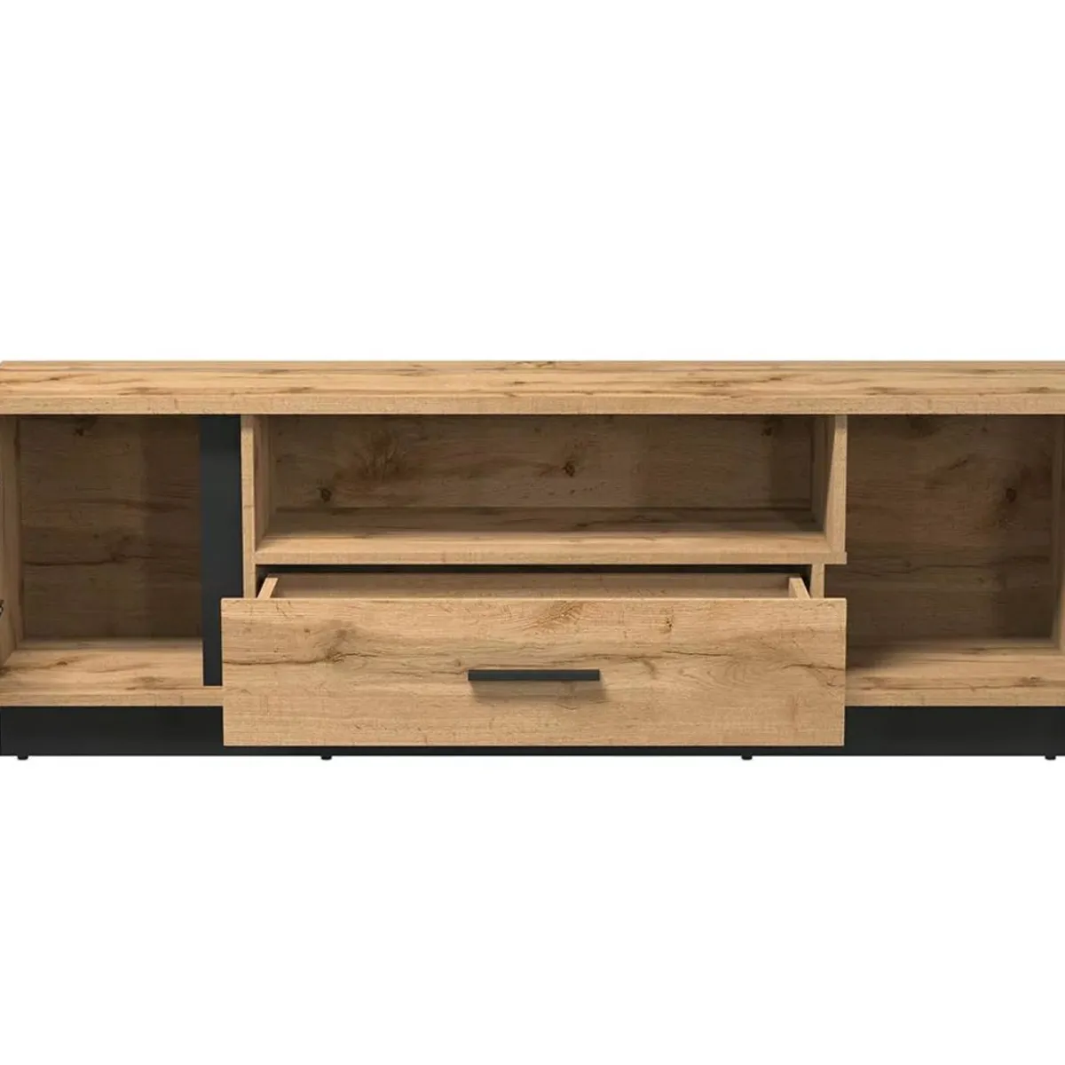 TU MESITA - Mesa de tv moderna 2 puertas 1 cajón MIrna color Duna TU MESITA