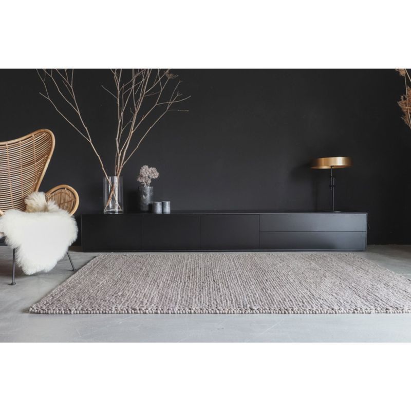 TU MESITA - Mesa para Tv Moderna Paris 2 cajones 3 puertas TU MESITA color Negro