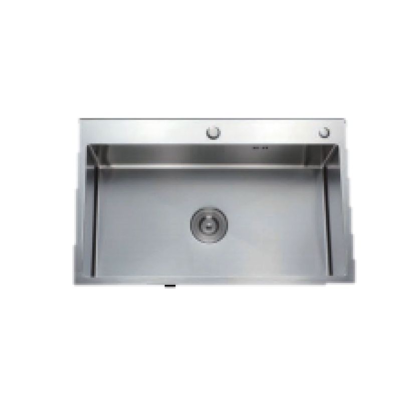 GENERICO - LAVADERO DE ACERO 1 POZA 81 X 48 RECTAMGULAR R-INOX