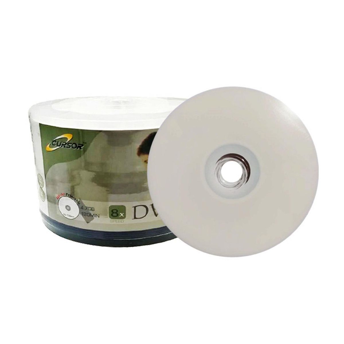 GENERICO - Dvd R 8x 4.7gb Printable Cursor 50 Und