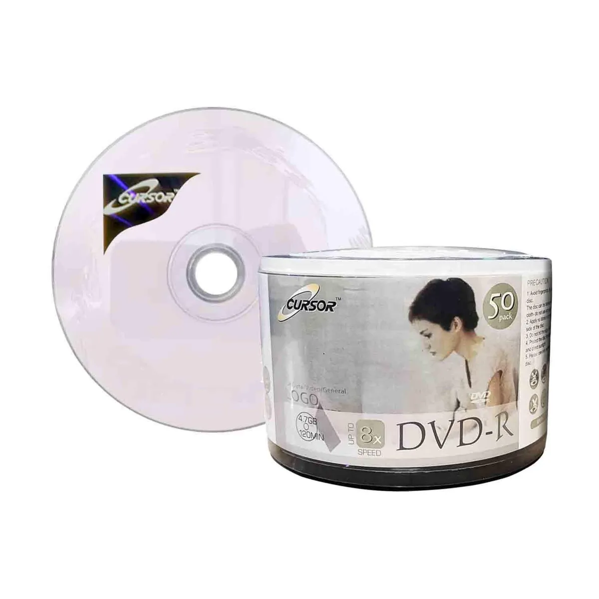 GENERICO - Dvd R 8x 4.7gb Logo Cursor Pack 50
