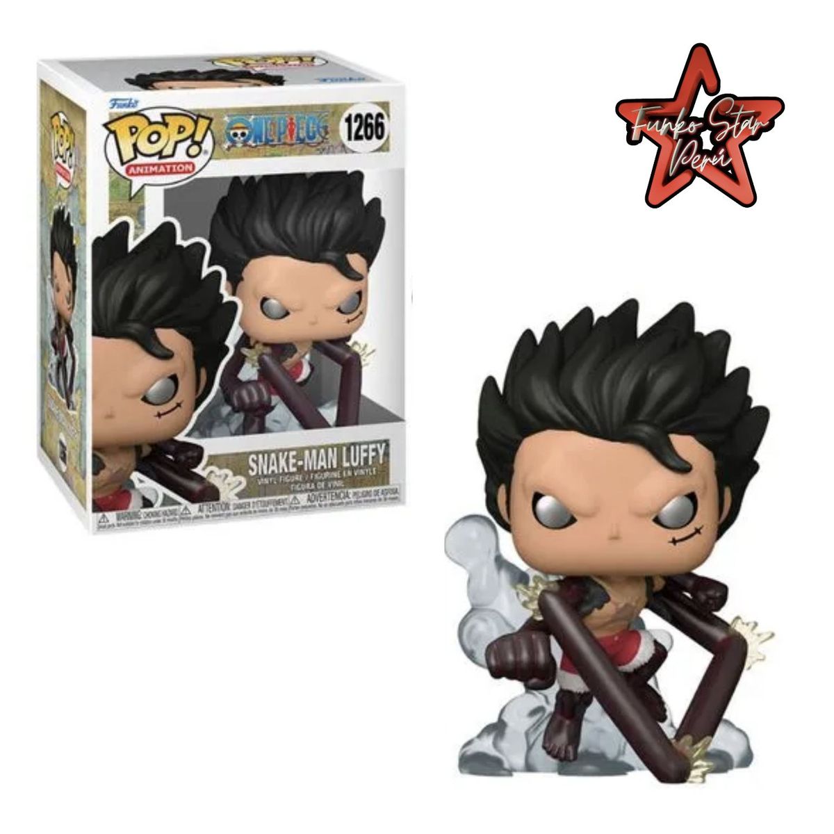 FUNKO - Funko Pop Snake Man Luffy 1266  One Piece  Original Nuevo