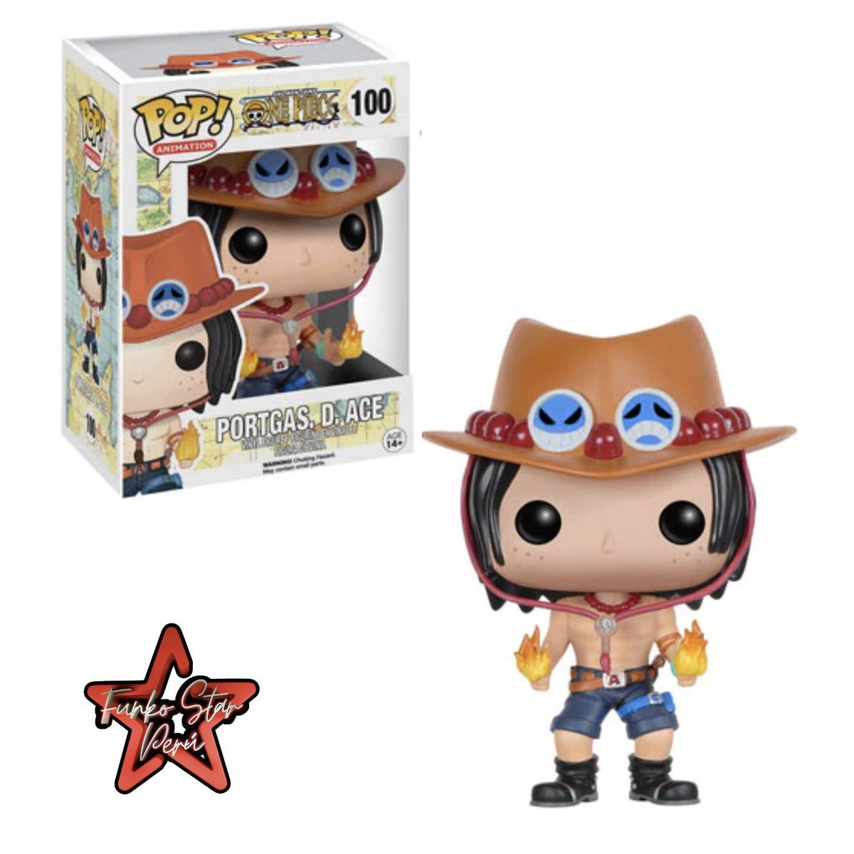 FUNKO - Funko Pop Portgas D. Ace One Piece 100 Original
