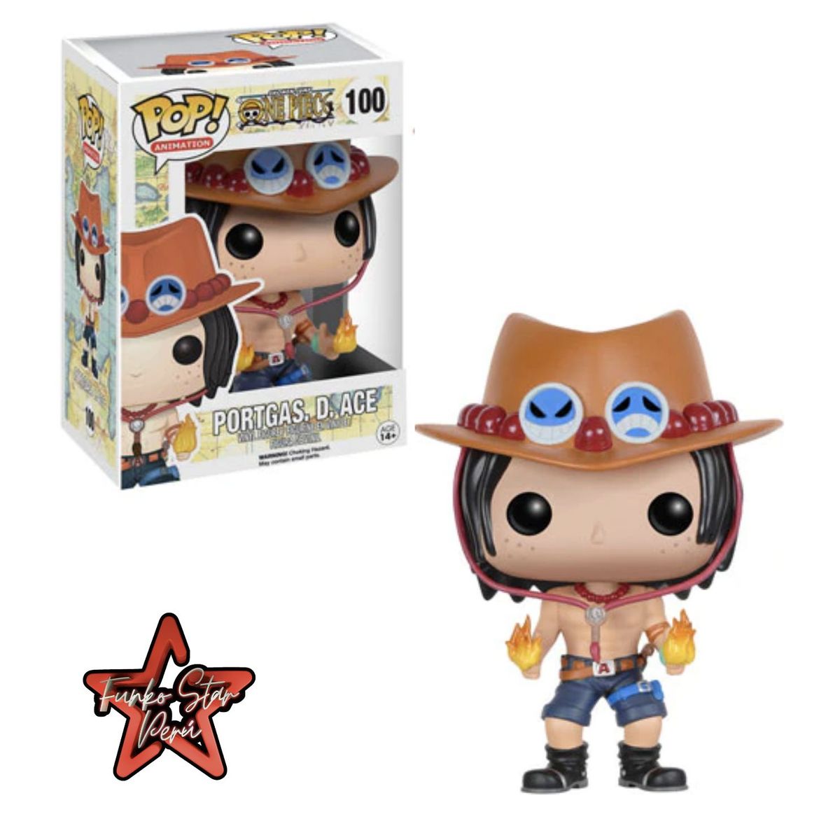 FUNKO - Funko Pop Portgas D. Ace One Piece 100 Original
