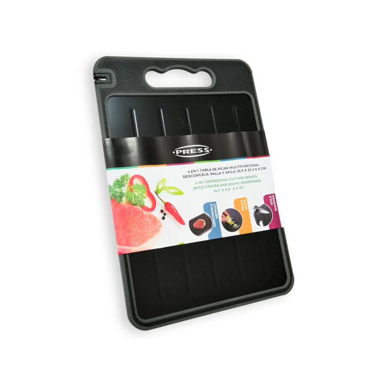 PRESS - Tabla de Picar Multifuncional 4 en 1 - PRESS
