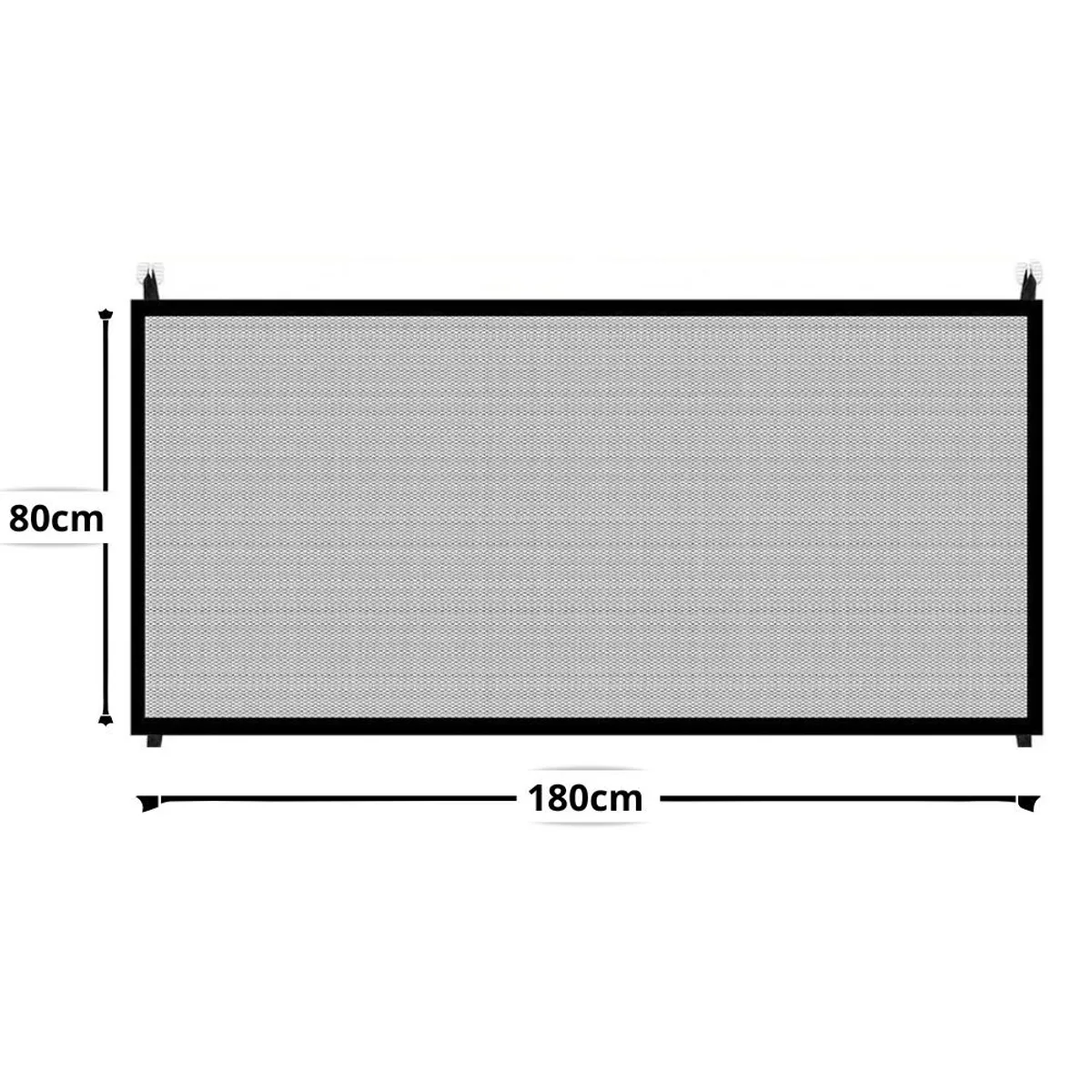 GENERICO - Malla de Seguridad para Mascotas Plegable 180x80