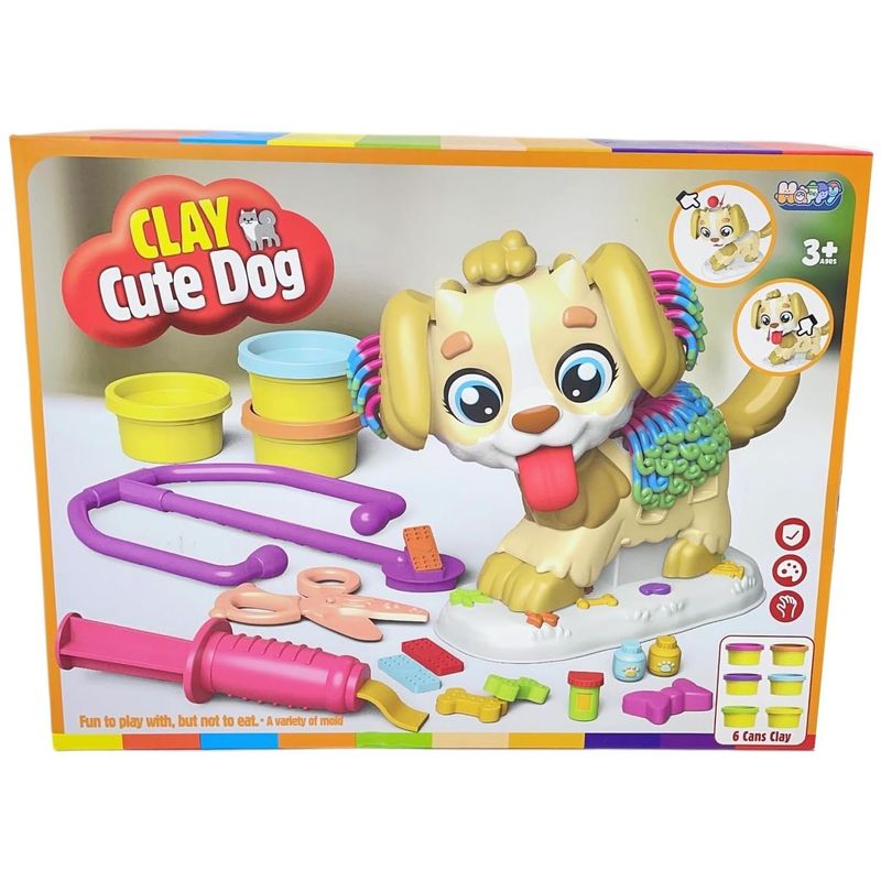 GENERICO - Juguete Set de Lindo Perrito de Plastilina Moldeable
