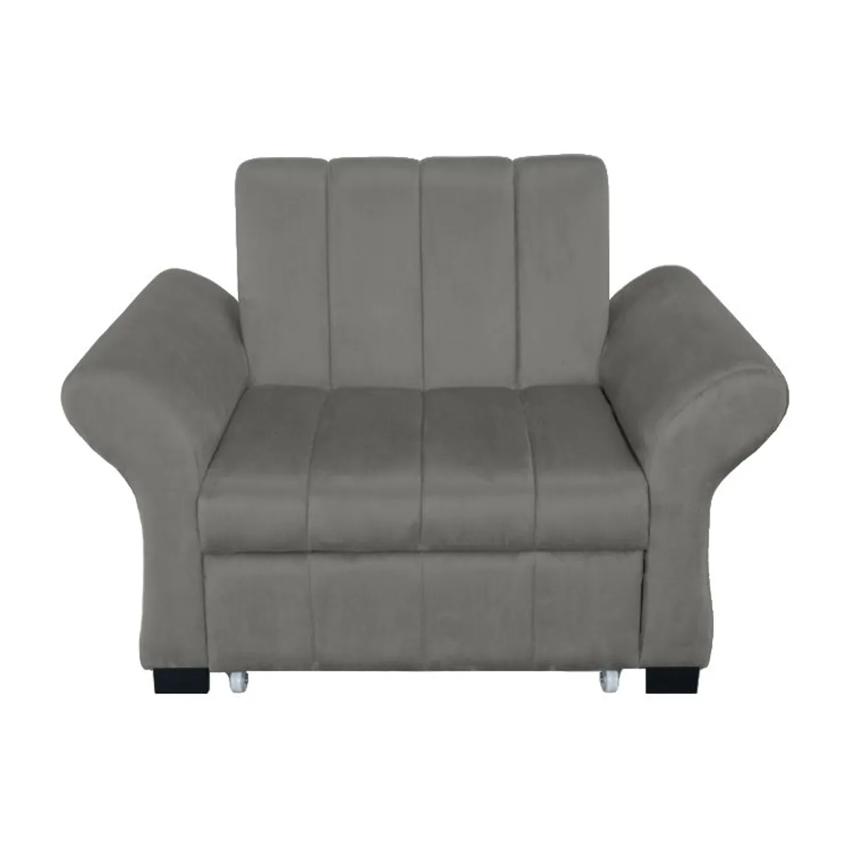 BARAKA HOME - Sofa Cama Vancouver 1 Plz - Gris Oscuro