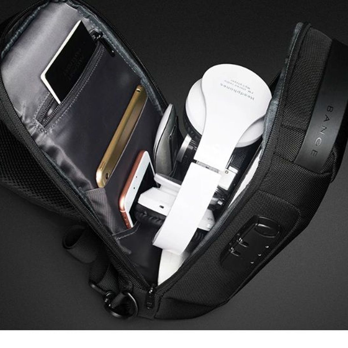 BANGE - PECHERA MORRAL BANGE AZUL CON CLAVE