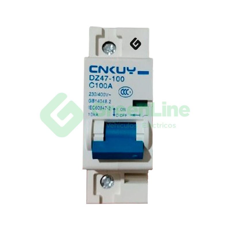 GREENLINE - Llave termica DC para moto electrica  100A