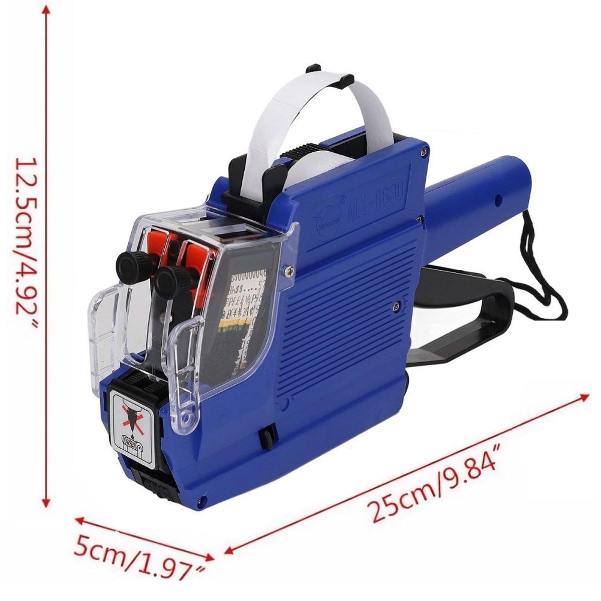 GENERICO - Pistola Etiquetadora de Precios Fechador  Más Tinta y Rollo De Cinta