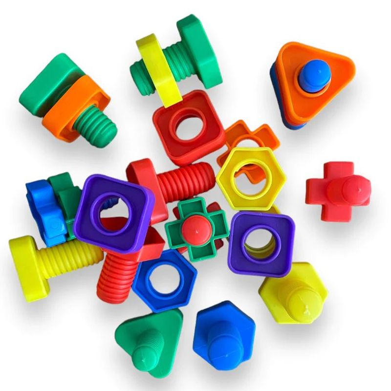 GENERICO - Bloques de Construcción de Tornillos Montessori
