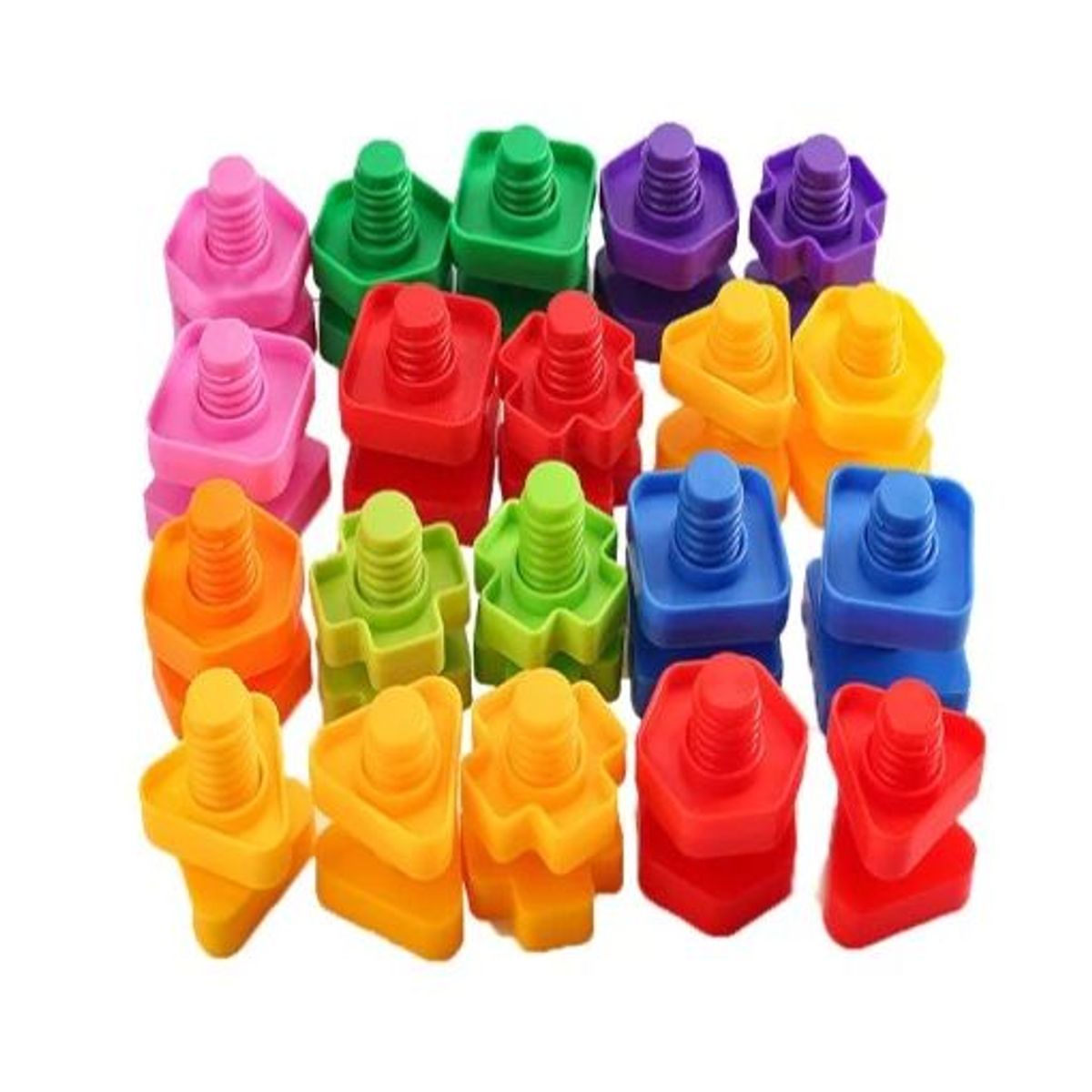 GENERICO - Bloques de Construcción de Tornillos Montessori