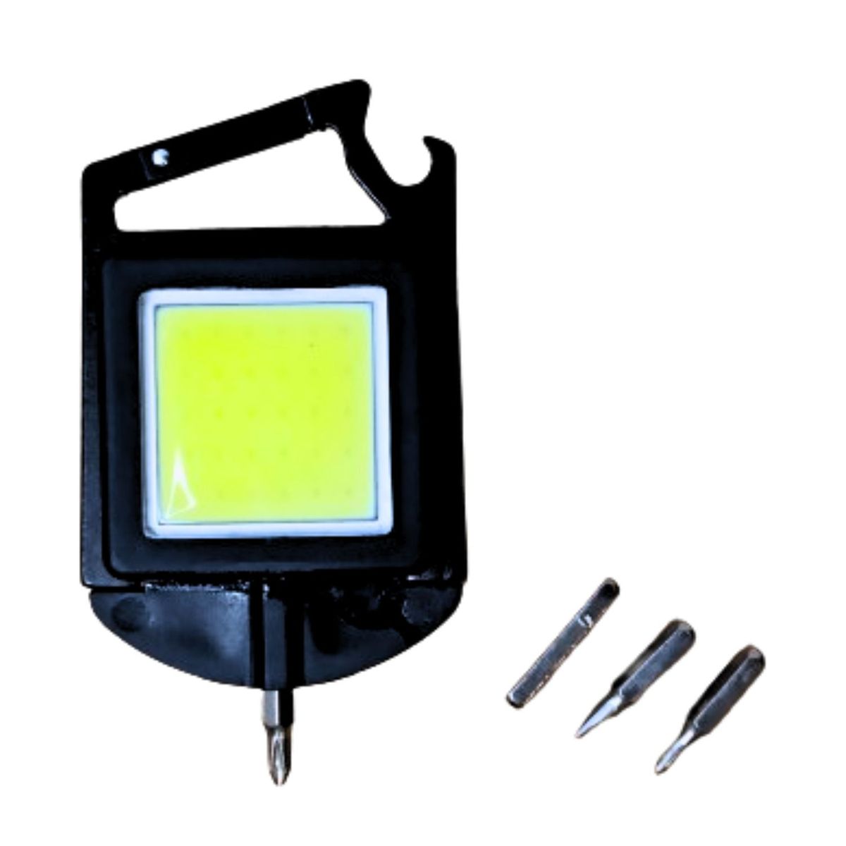 CAFINI - Mini Linterna LED Portatil Emergencia Recargable con Destornilladores