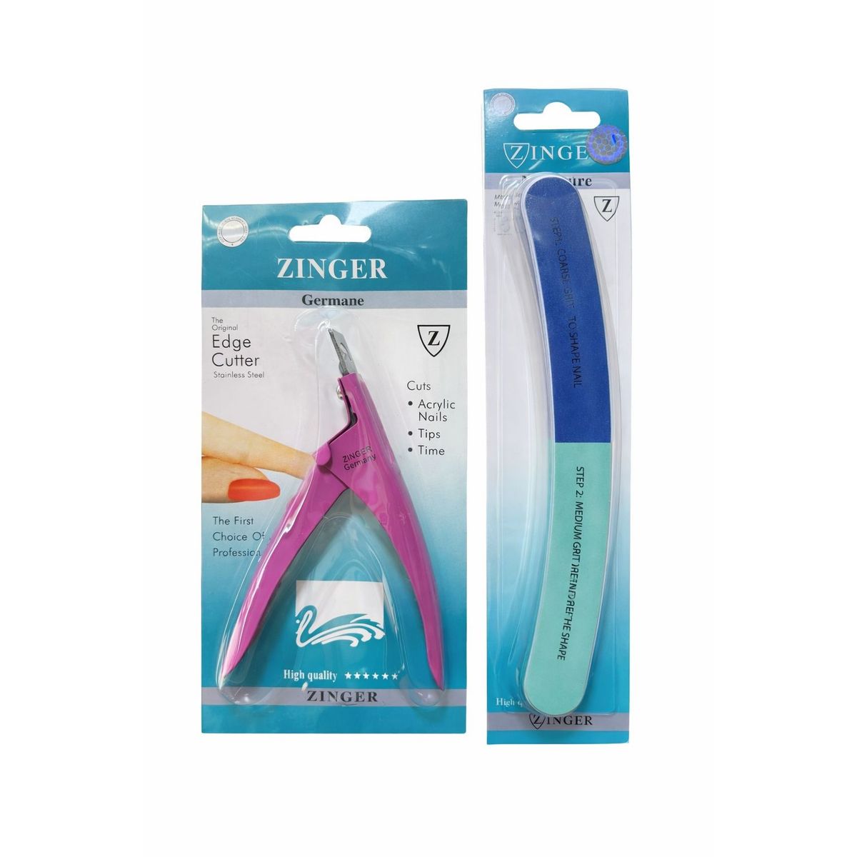 GENERICO - Corta Tips Zinger con Lima Pulidora