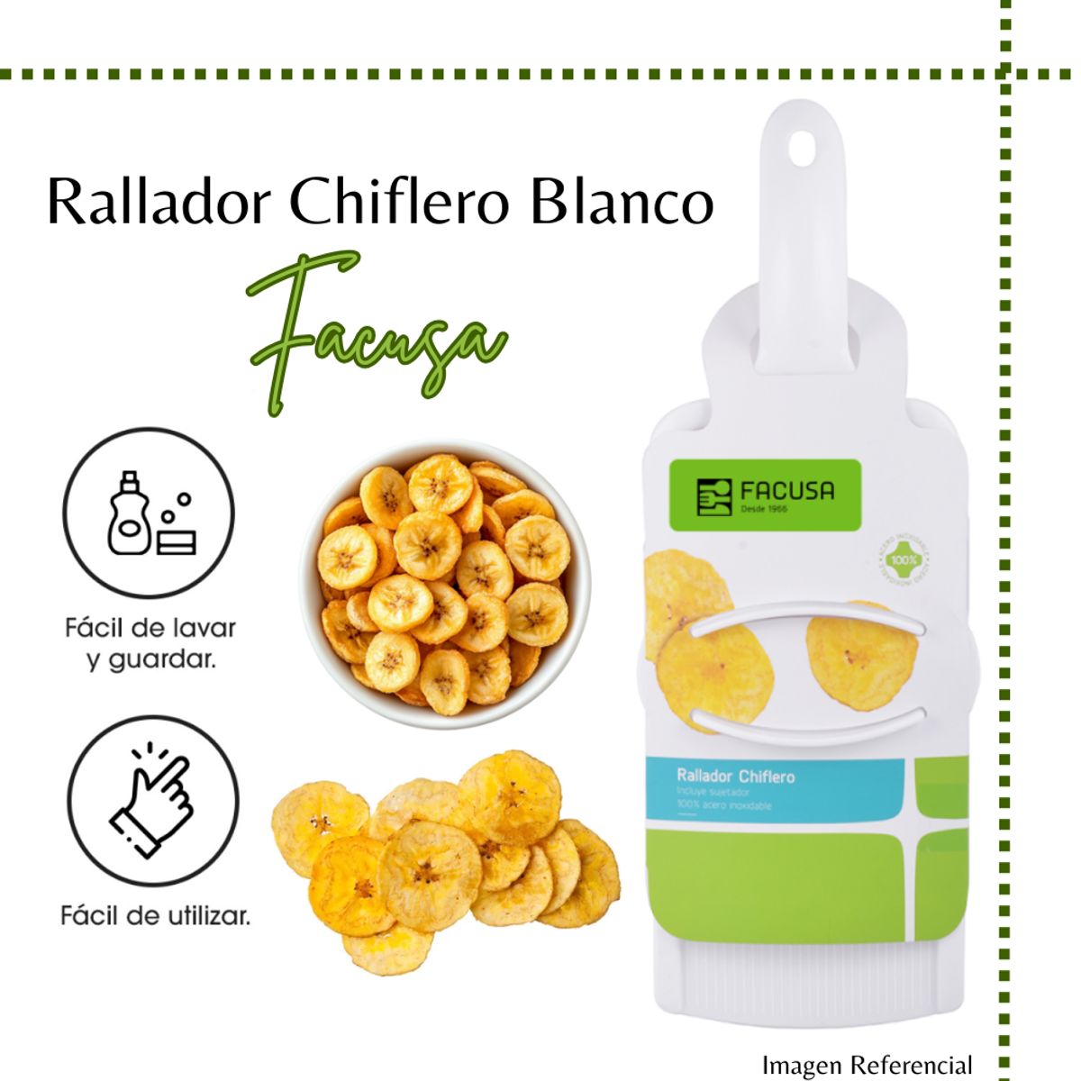 FACUSA - Rallador Chiflero Facusa Blanco