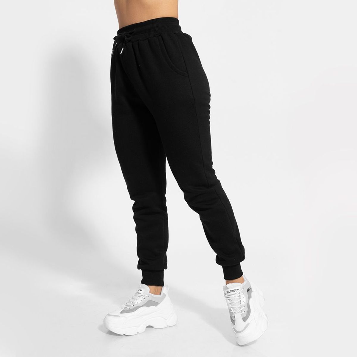 GENERICO - buzo jogger de algodón para mujer negro Arcoi