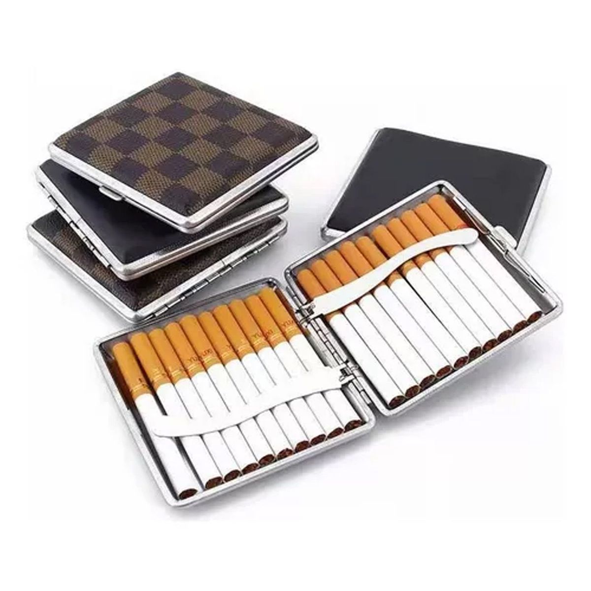 DENISASAA - Humidor elegante para hombres y mujeres de lujo - negro