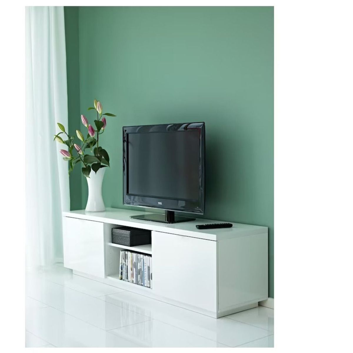 TU MESITA - Mueble para TV 2 puertas Renato color Blanco TU MESITA