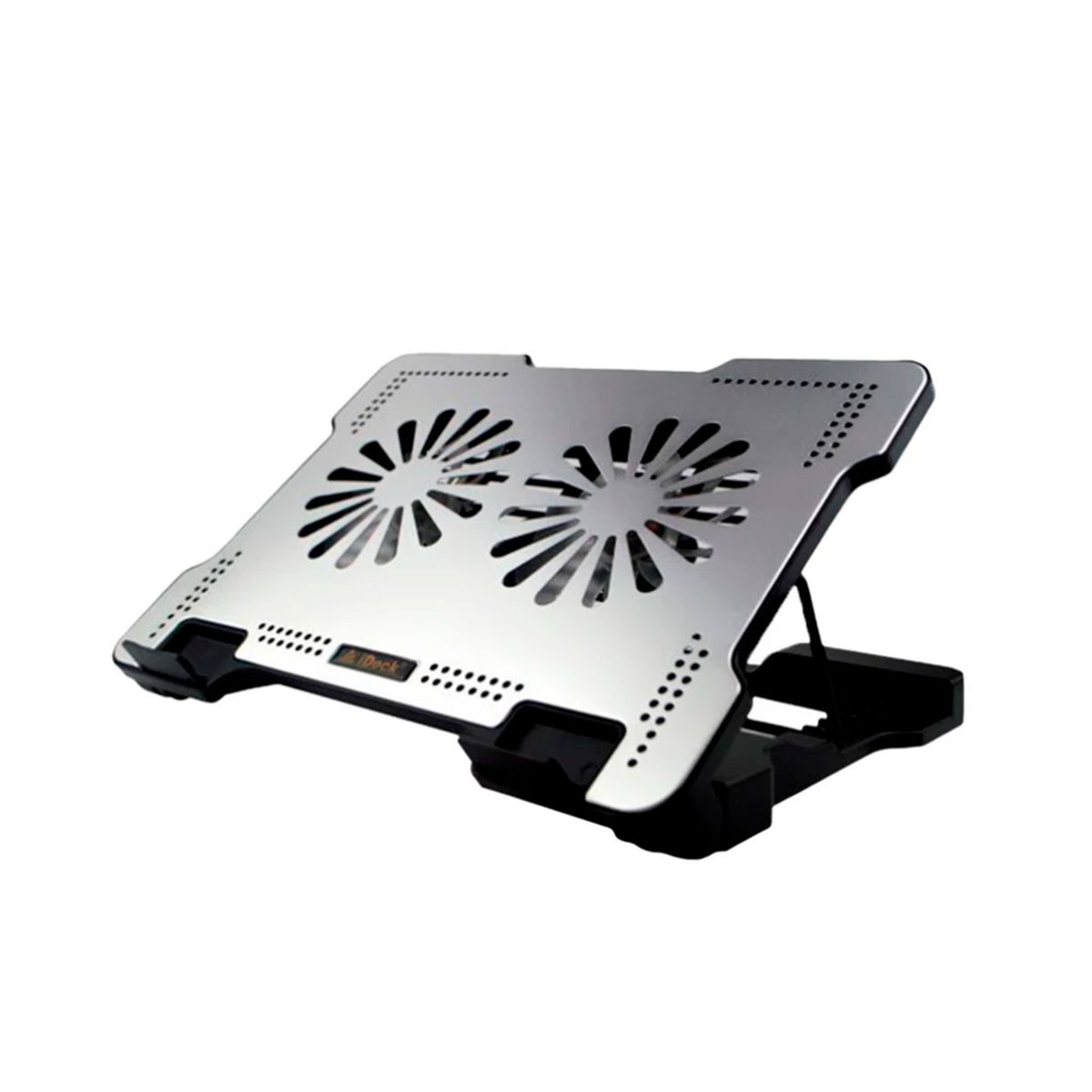 IDOCK - COOLER PARA LAPTOP IDOCK 15.6" N10 ALUMINIO 2 VENTILADORES P/N: N10-2