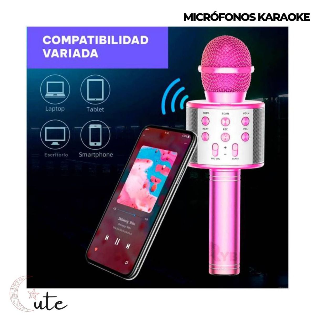 GENERICO - MICRÓFONO INALÁMBRICO KARAOKE