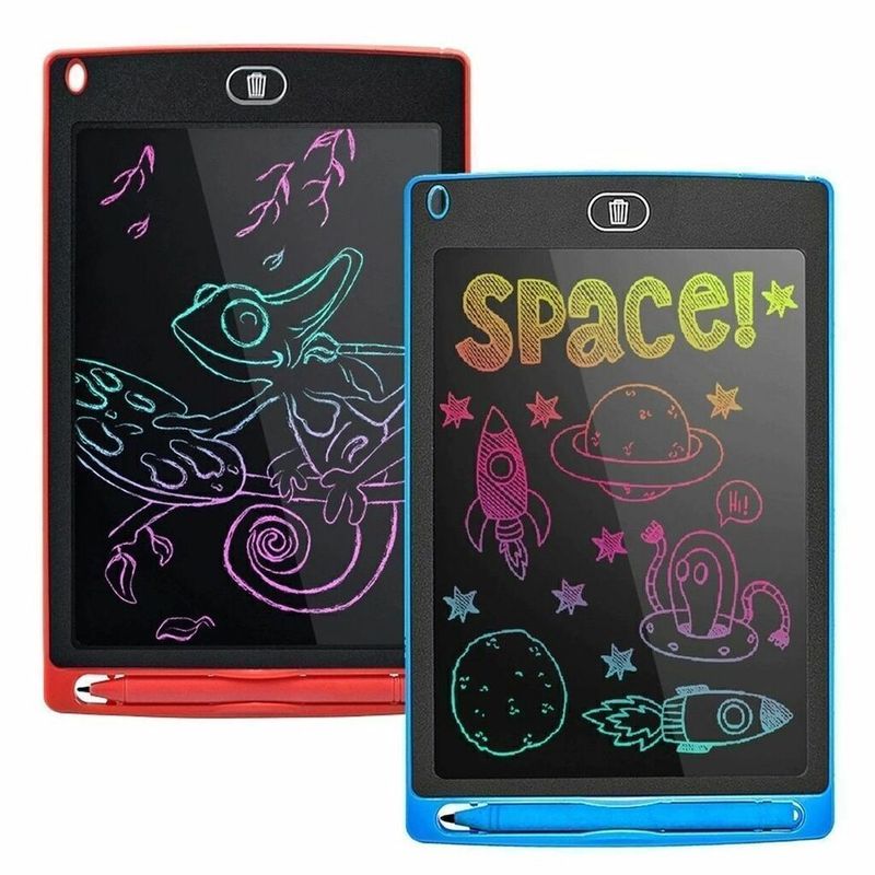 GENERICO - Pizarra Digital LCD de Dibujo y Escritura Multicolor de 8.5 Pulgadas