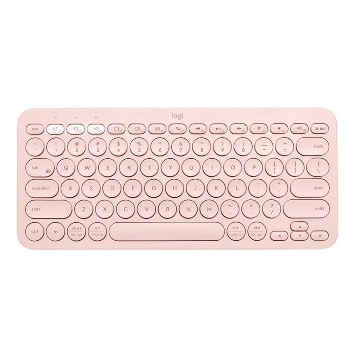 LOGITECH - Teclado Bluetooth Logitech K380 Multidispositivo Inalámbrico - Rosado