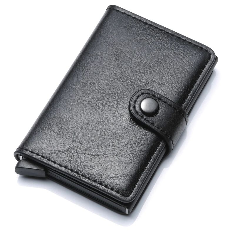 GENERICO - Billetera Tarjetero RFID Antirrobo Cuero PU