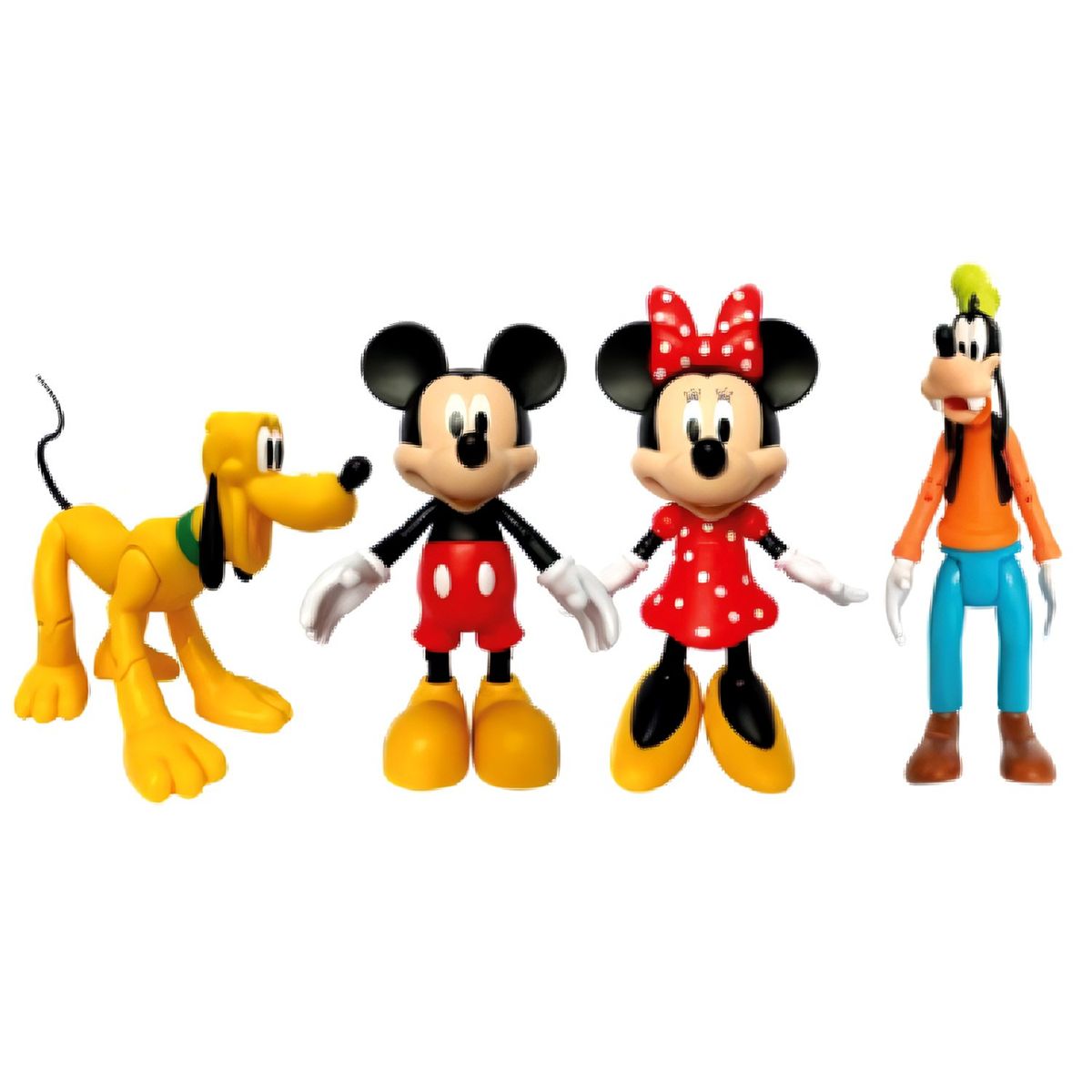 DISNEY - Set de Figuras Articulables Mickey Mouse y sus Amigos 4pcs