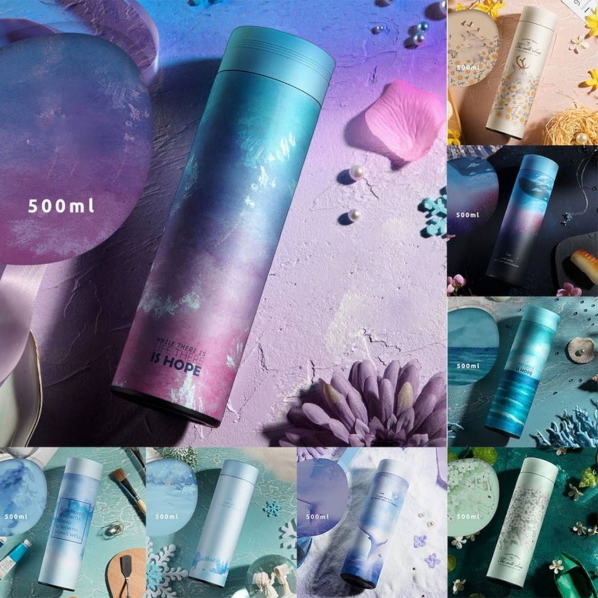 OEM - Termo Inteligente 480ml Digital Para Estudiantes Refrigerio.