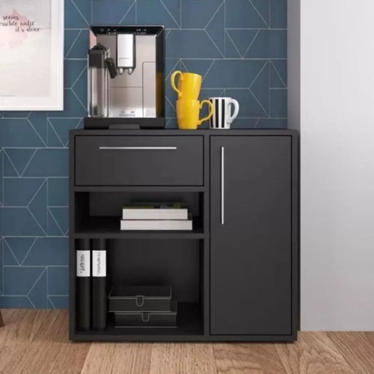 TU MESITA - Aparador Multiusos Adelaida Color Negro TU MESITA