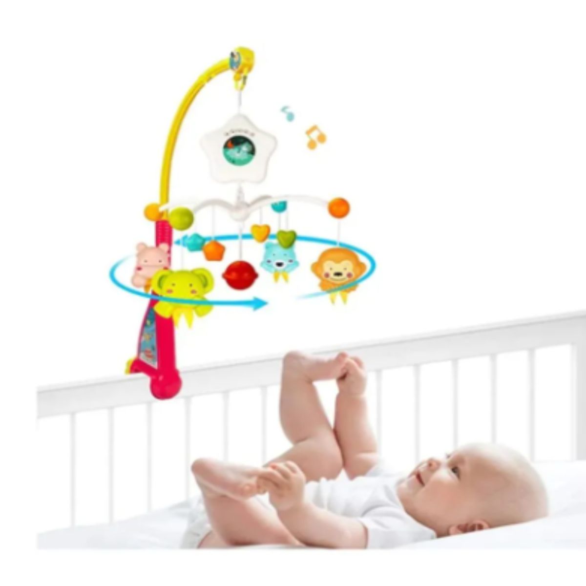 GENERICO - Movil Musical Con Proyector Para Cuna