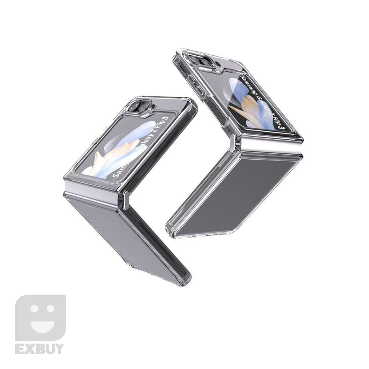 GENERICO - Case Space Transparente para Samsung Galaxy Z Flip 3