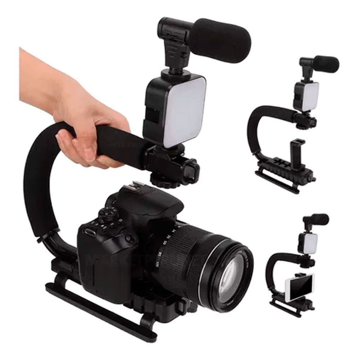 KREED - Kit de Grabación Escorpión recargable para cámaras y celulares