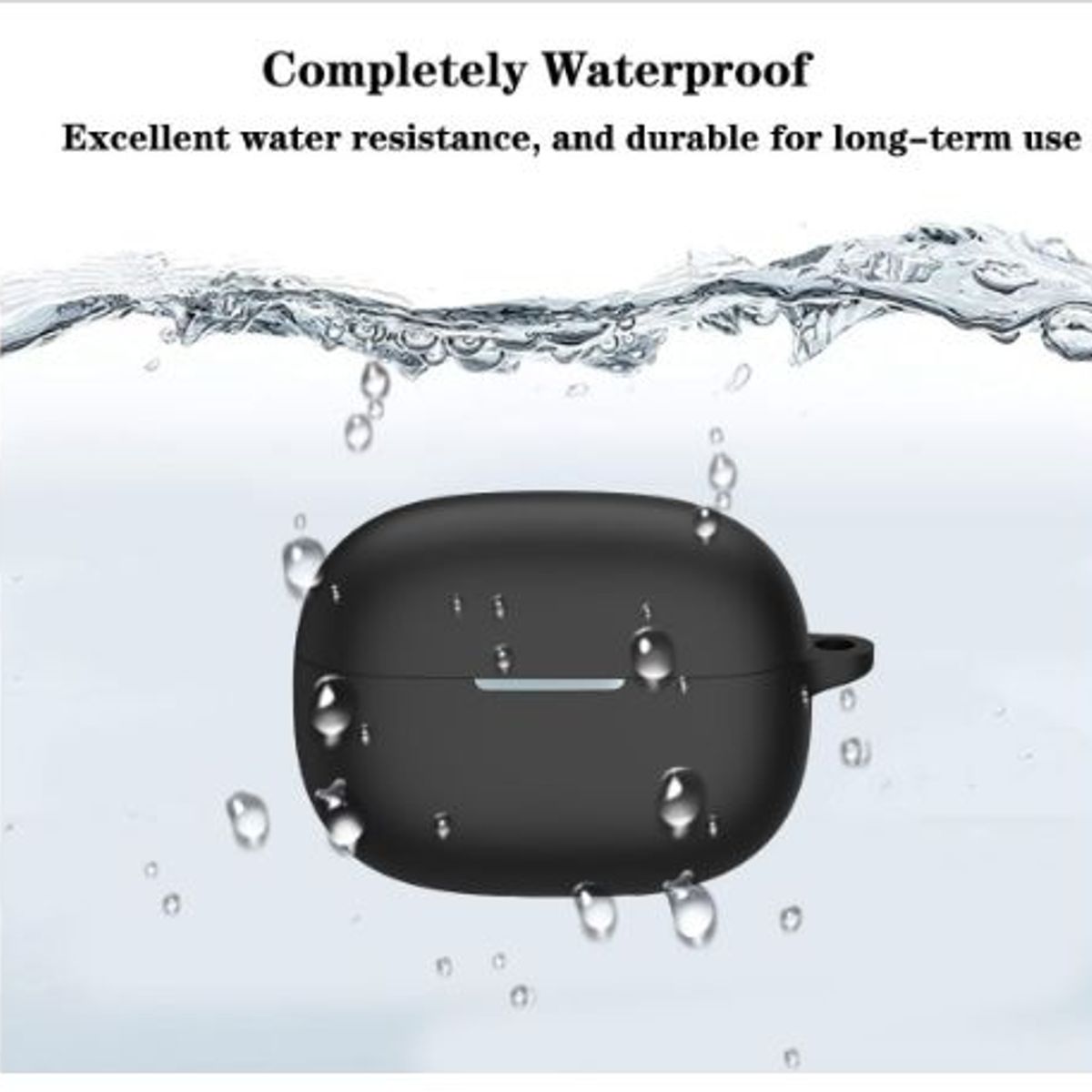 GENERICO - Funda de Silicona Para Xiaomi Redmi Buds 5 Pro - Negro