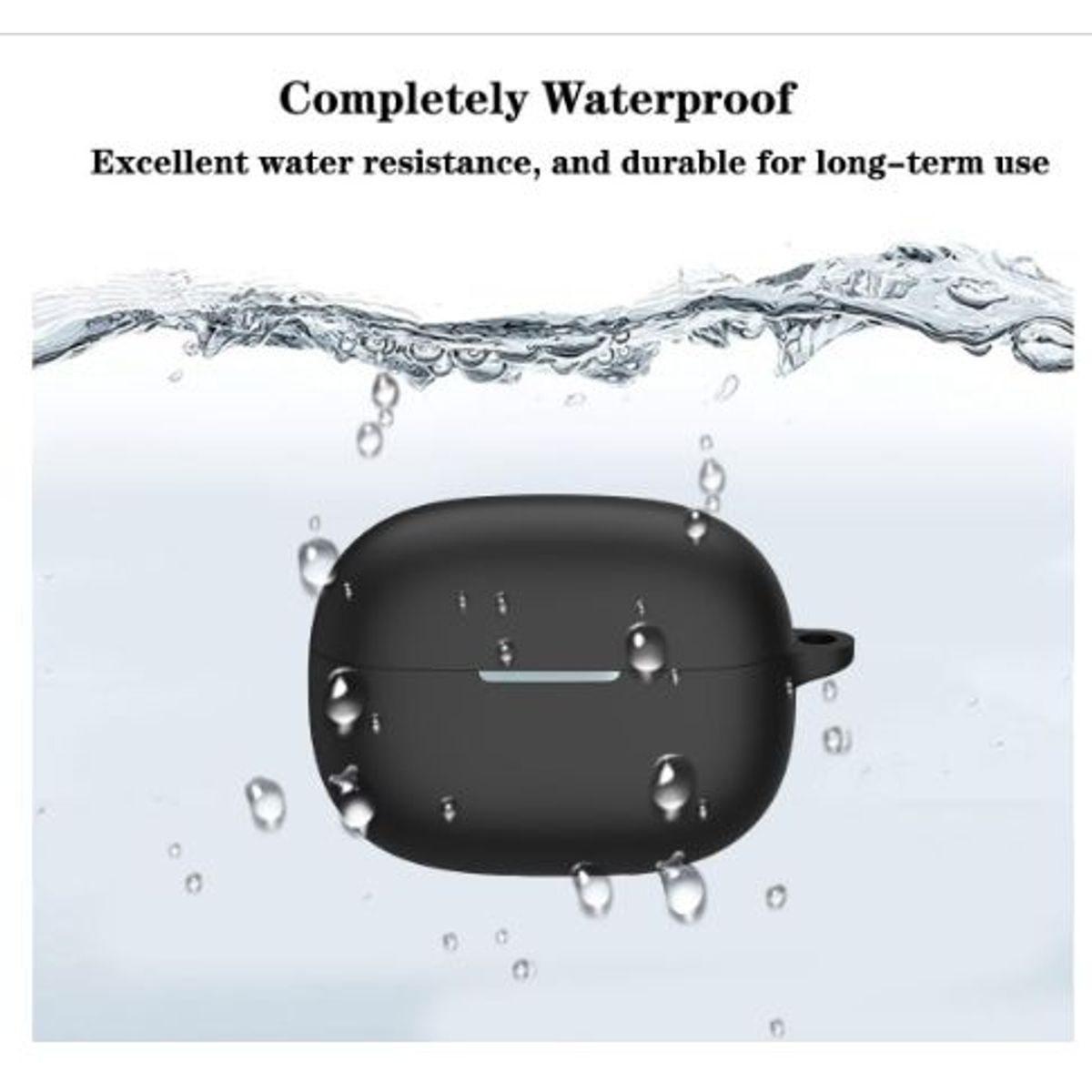 GENERICO - Funda de Silicona Para Xiaomi Redmi Buds 5 Pro - Negro