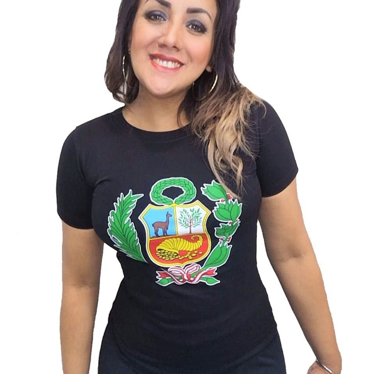 GENERICO - Polo mujer Escudo Nacional - Nathalie Love It - Negro