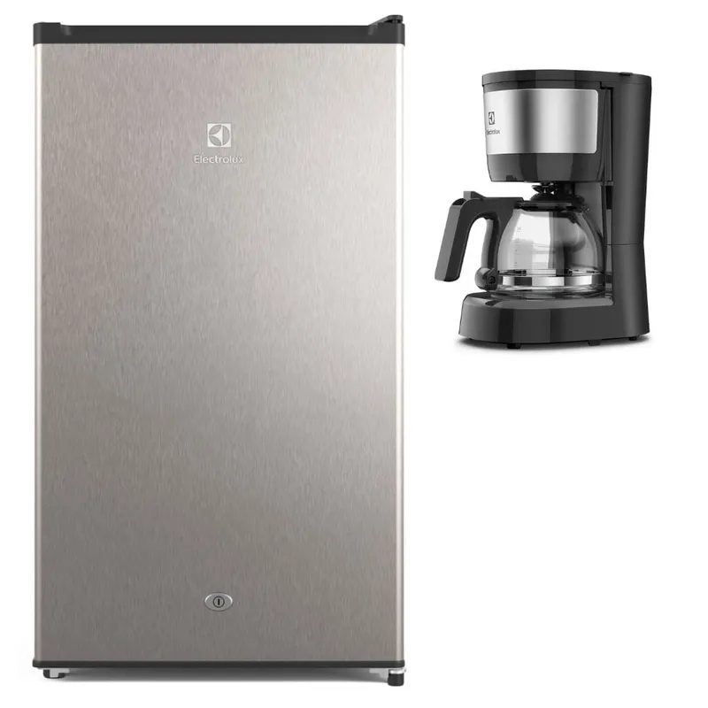 ELECTROLUX - Combo Frigobar x 90L ERD090G2HWG  Cafetera15 Tazas ECM10
