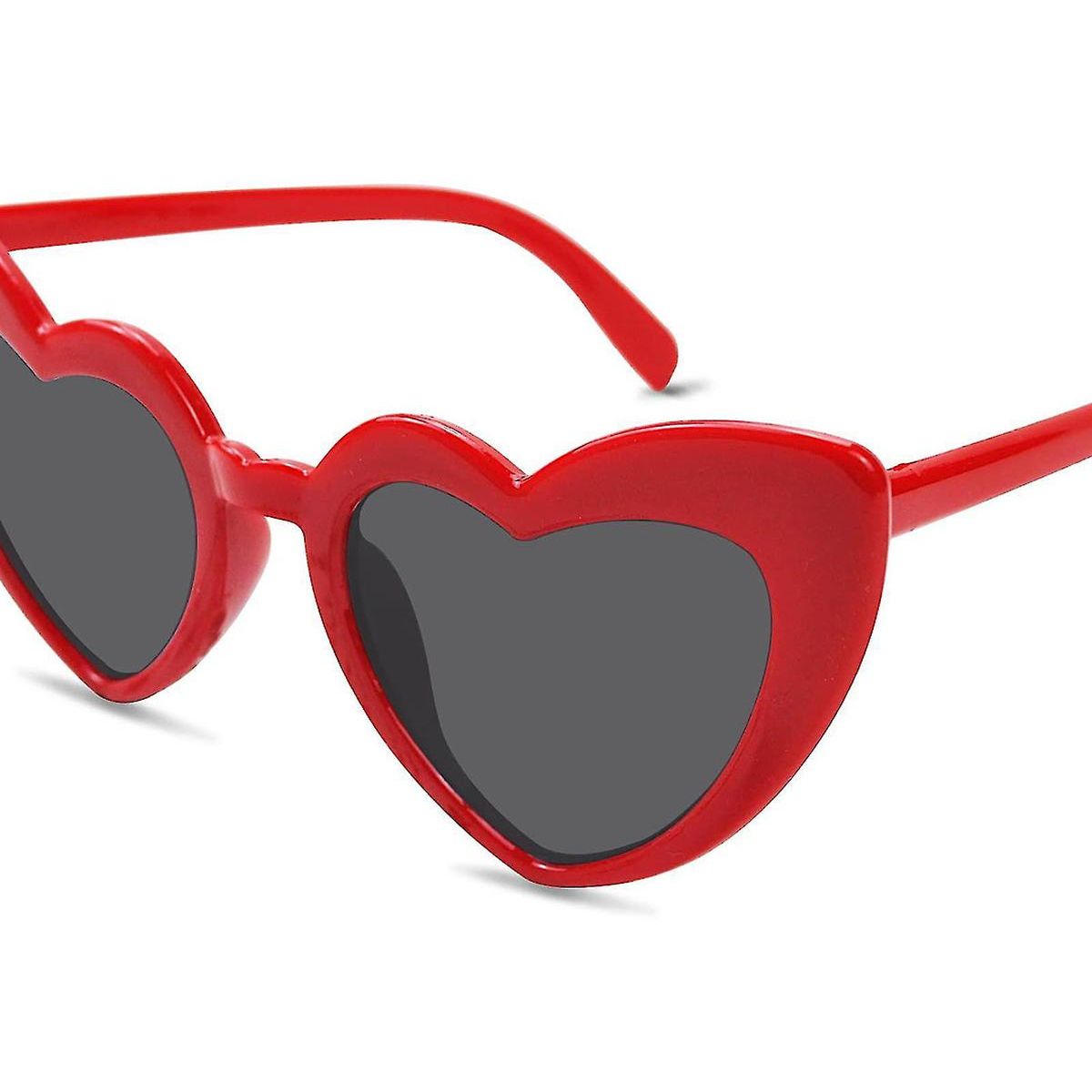 GENERICO - Lentes De Sol Corazon Estilo Lolita