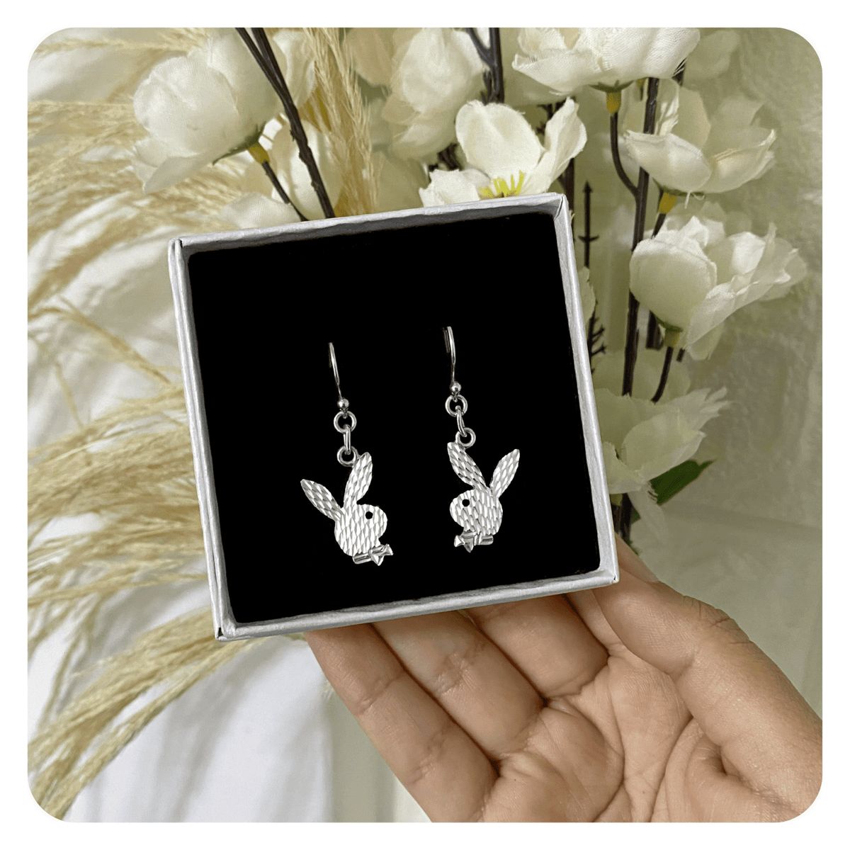 GENERICO - Set Colgante Conejo Diamantado Regalo Mamá Novia Plata 950