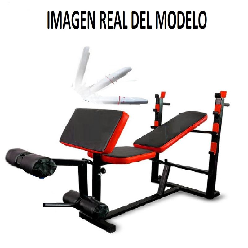 SPORT RICHMAR - Banca multifuncional con predicador trabaja todo el cuerpo