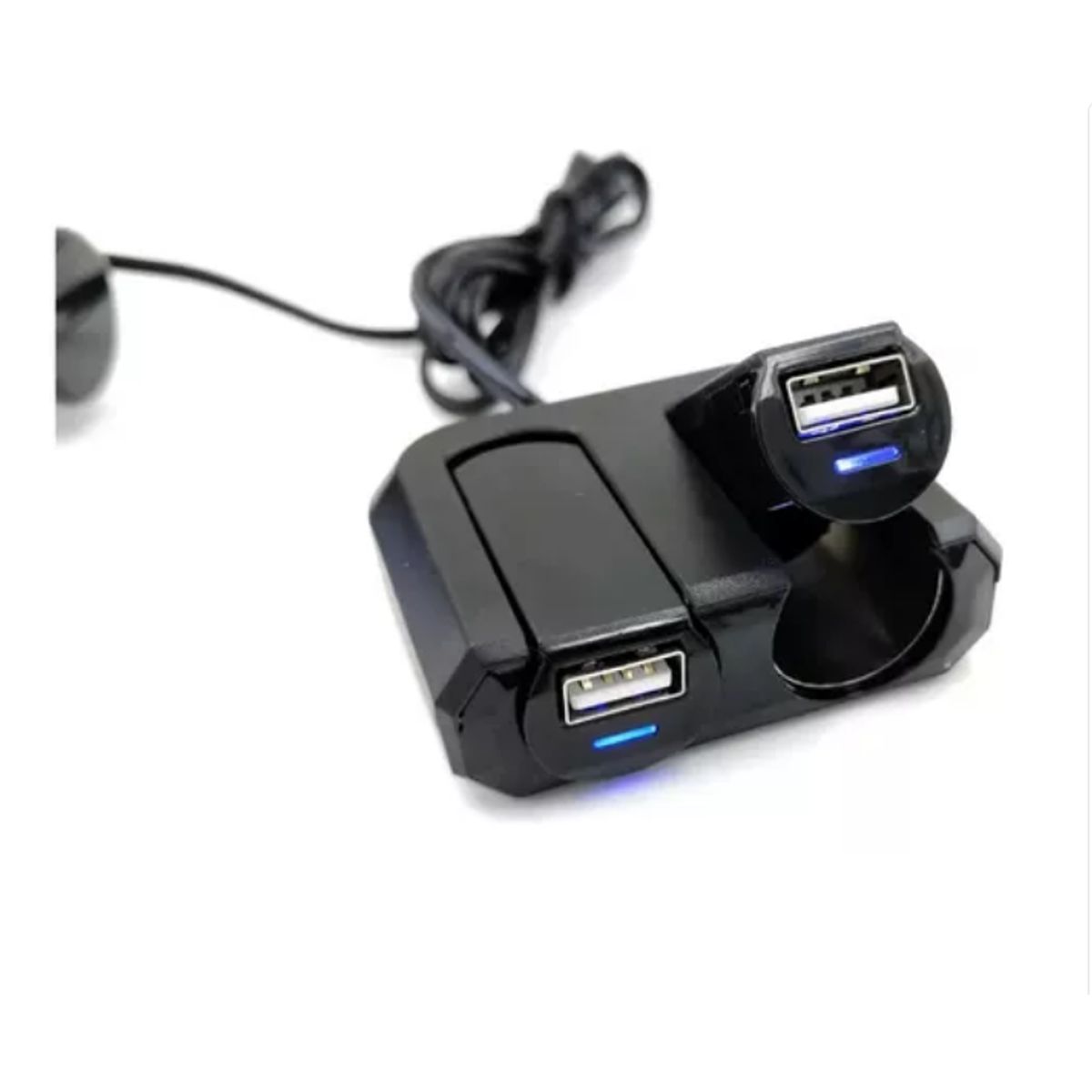 GENERICO - Cargador Celular Para Auto Vehículo Triple 2x USB-A 1