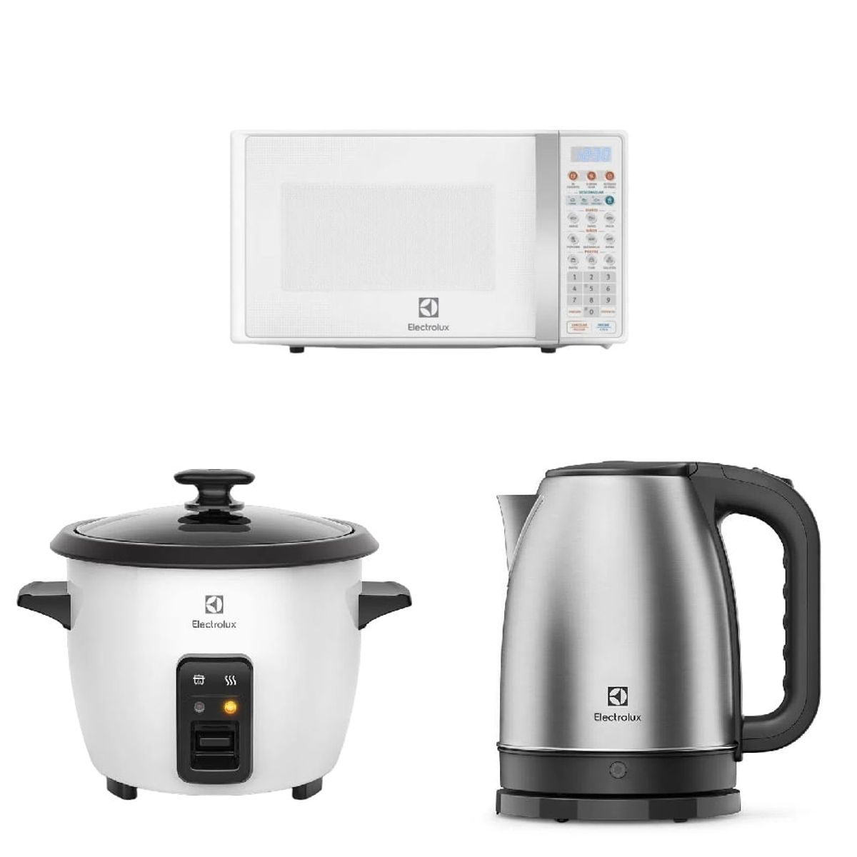 ELECTROLUX - Combo Microondas EMDO17S2GSRUWOlla RCB50Hervidor EEK10
