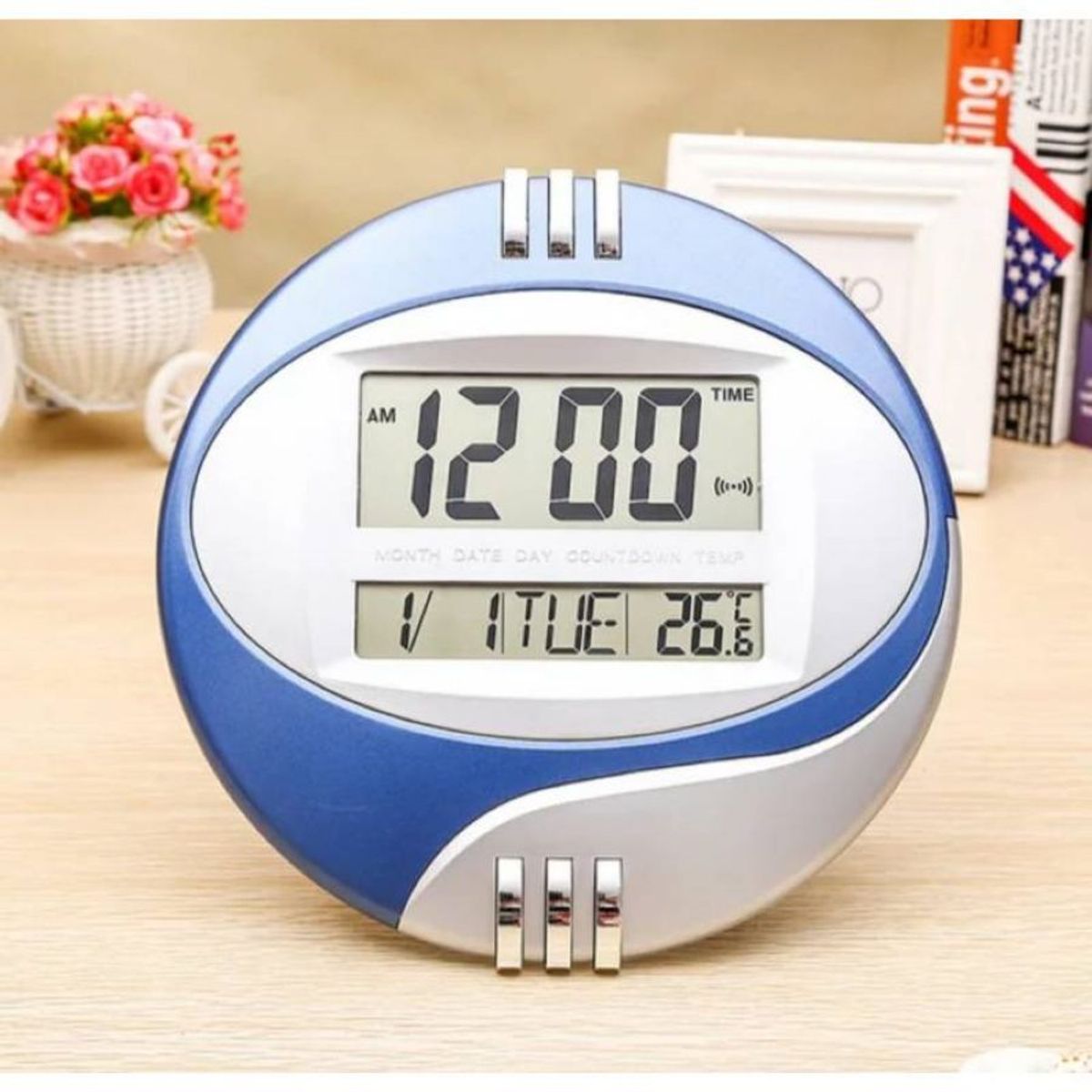 GENERICO - Reloj digital pared y mesa - alarma  - Calendario