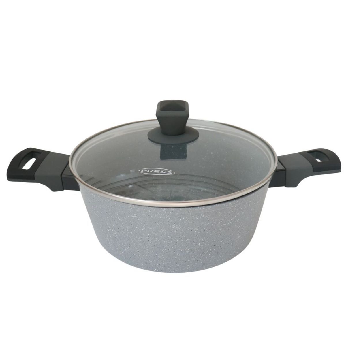 PRESS - Olla con Tapa de Vidrio Templado 24 cm - PRESS