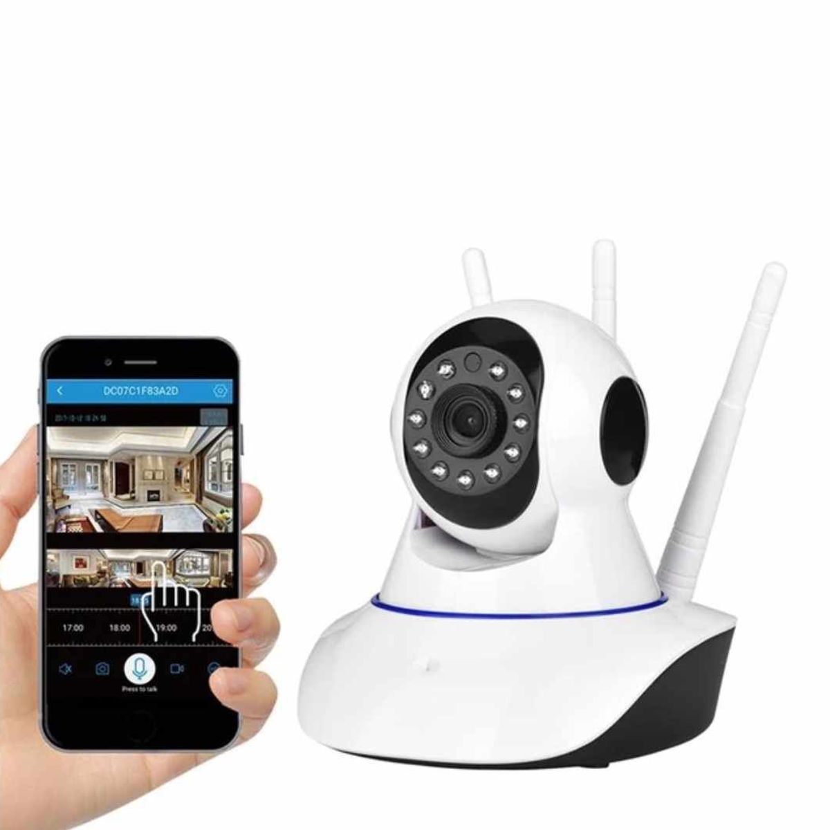 GENERICO - Camara de Seguridad full HD para Casa Interior Wifi