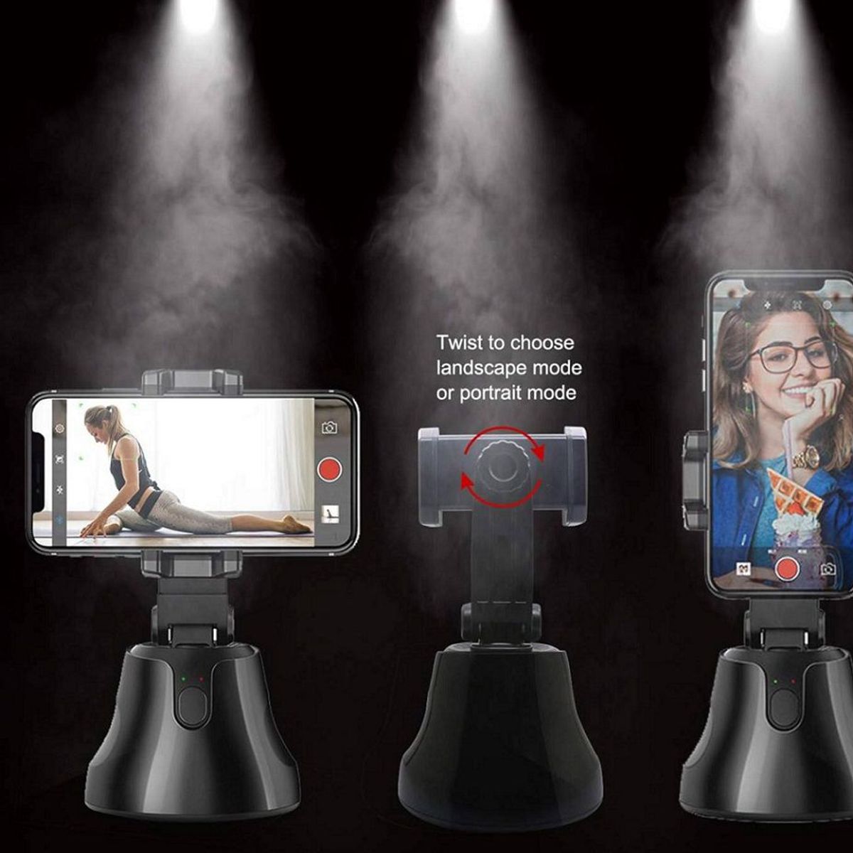 GENERICO - Trípode Selfie Stick con rotación de 360° para teléfono móvil