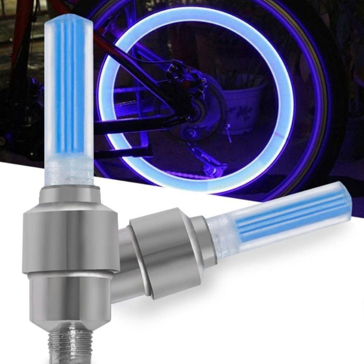 GENERICO - Luz Led de Pitón para AUTOMOVIL AZUL PACK DE 2 LED