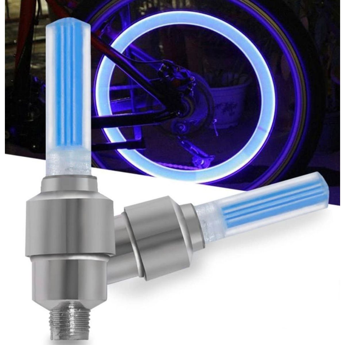 GENERICO - Luz Led de Pitón para AUTOMOVIL AZUL PACK DE 2 LED