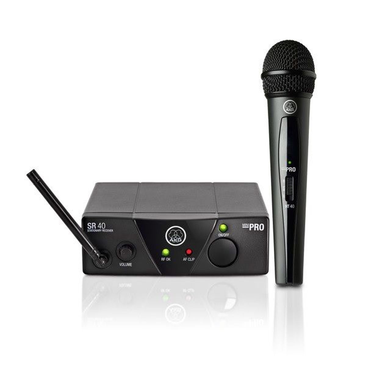AKG - WMS40 Mini Vocal Set AKG - Micrófono inalámbrico de mano